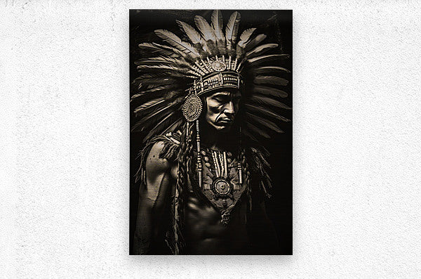 Brushed Metal Print Western Wall Art