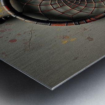 Brushed Metal Print Close-up
