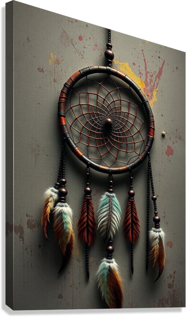 Giclée Stretched Canvas Print Native American Wall Art