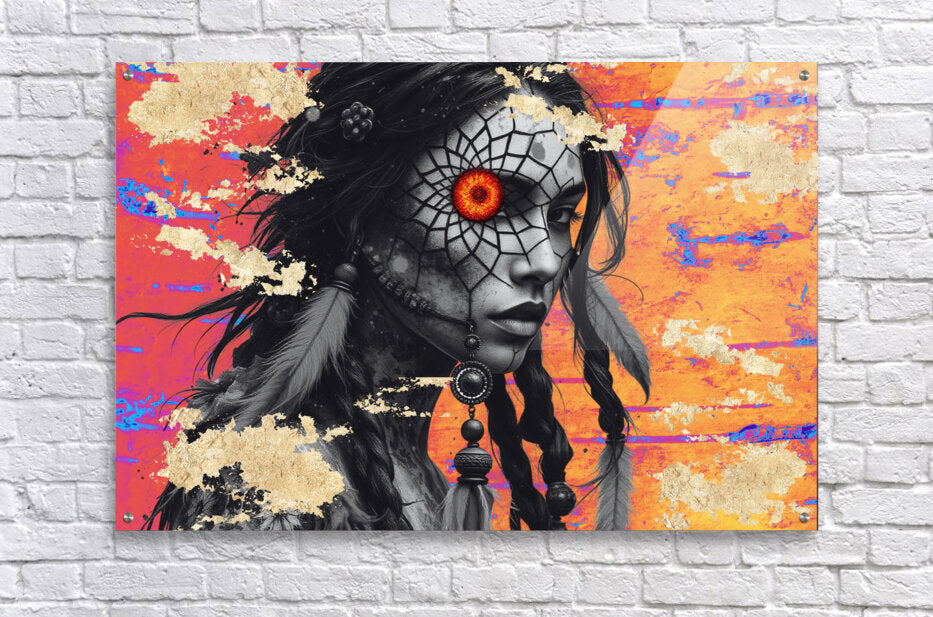 Acrylic Print Native American Wall Art
