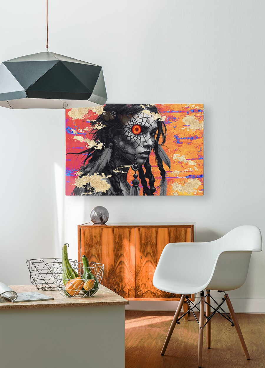 HD Sublimation Metal Print Native American Wall Art