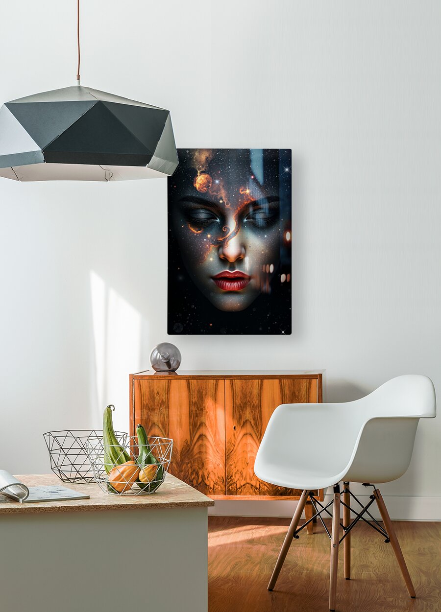HD Sublimation Metal Print Galaxy Wall Art