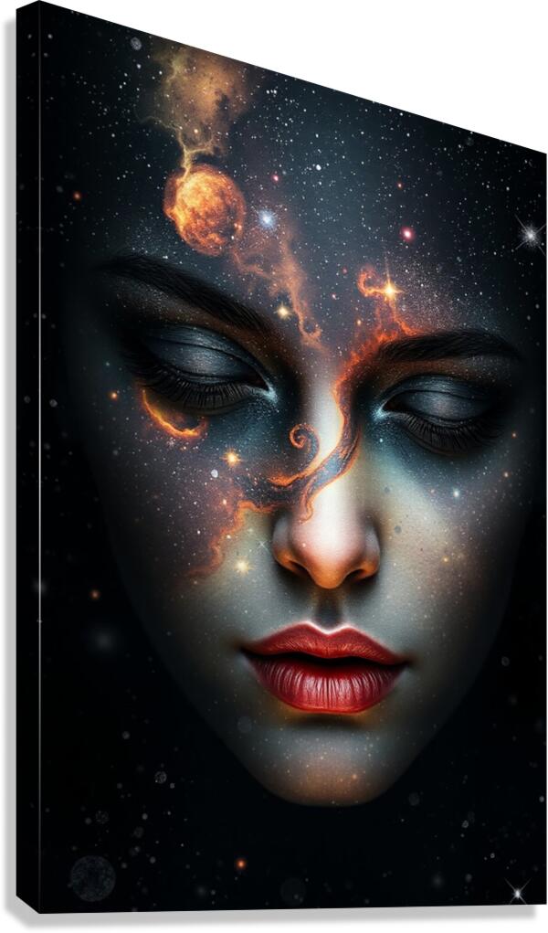 Giclée Stretched Canvas Print Galaxy Wall Art