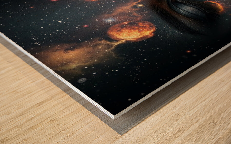 Wood Print Close-up