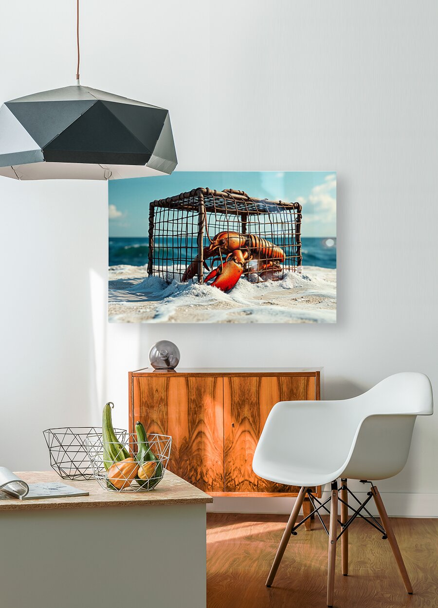 HD Sublimation Metal Print Lobster Wall Art