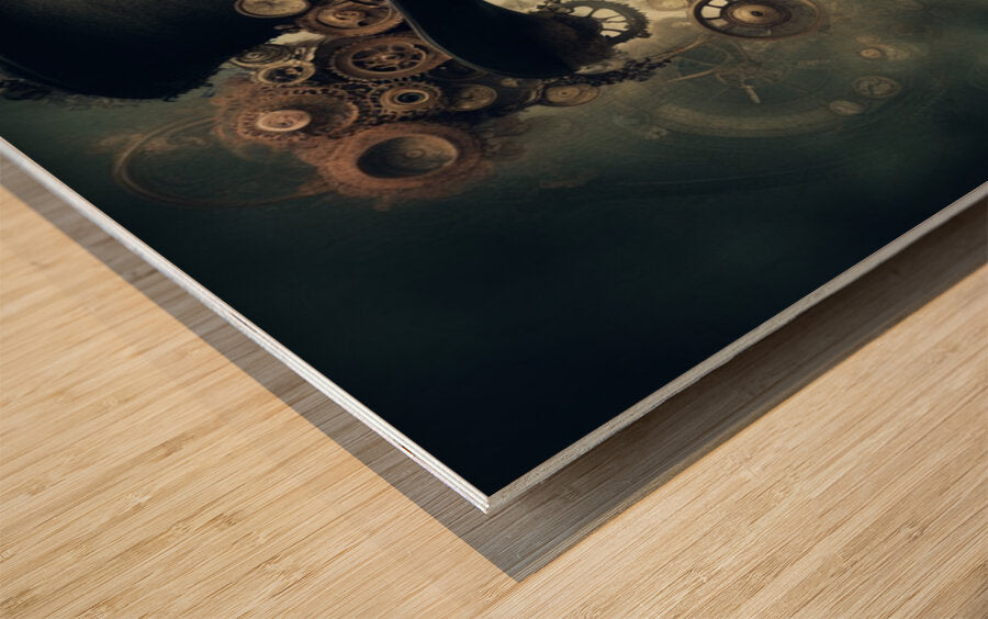 Wood Print Close-up