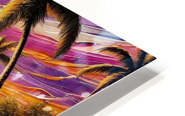 HD Metal Print Close-up