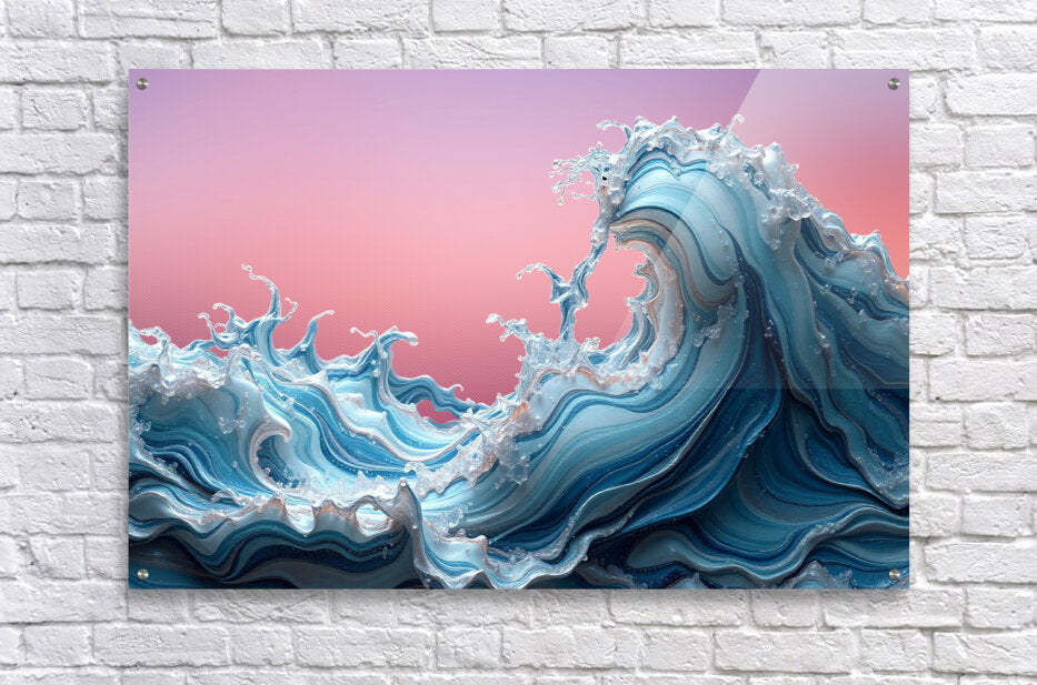 Acrylic Print Ocean Wave Wall Art