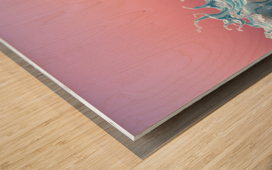 Wood Print Close-up