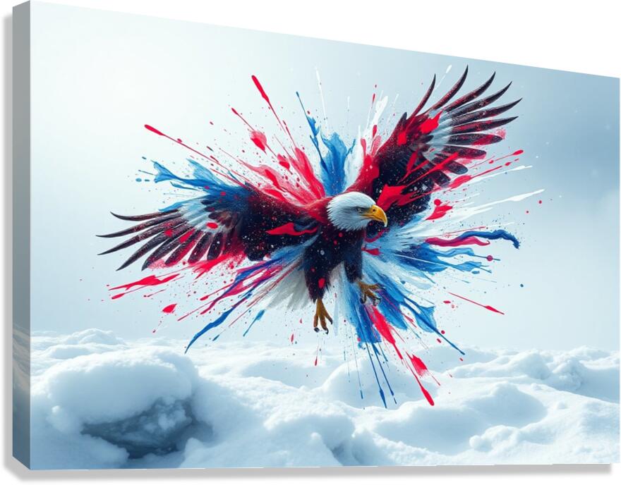 Freedom Unleashed Giclée Stretched Canvas Print