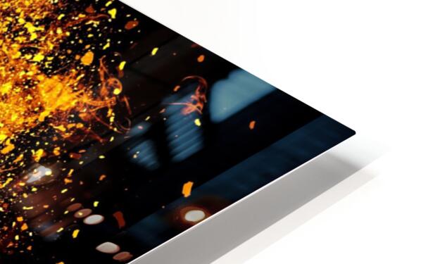 HD Metal Print Close-up