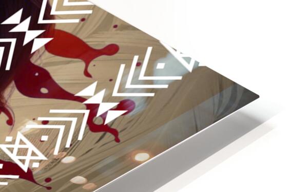 HD Metal Print Close-up