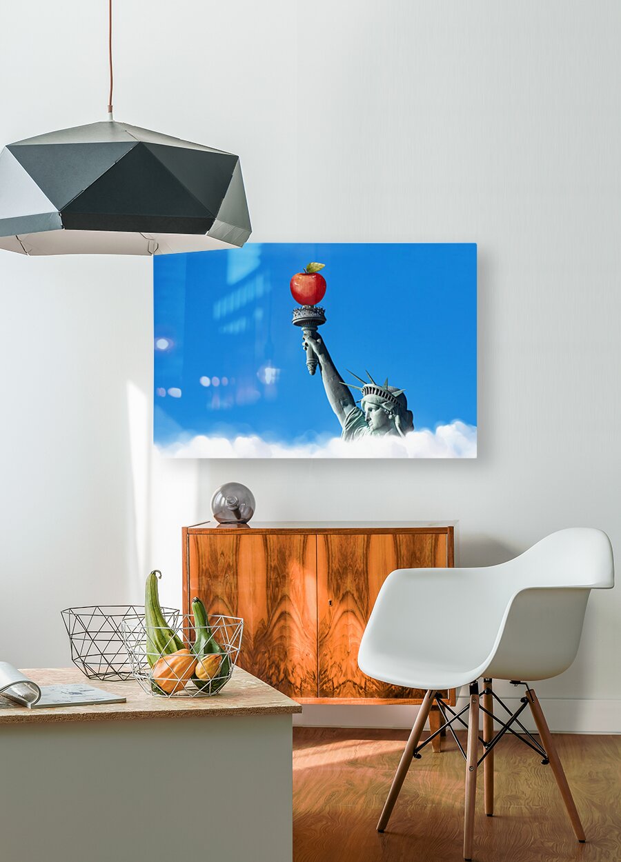 HD Sublimation Metal Print Statue of Liberty Wall Art