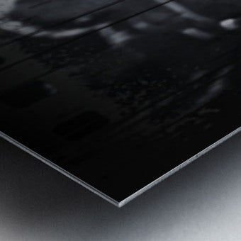 Brushed Metal Print Close-up