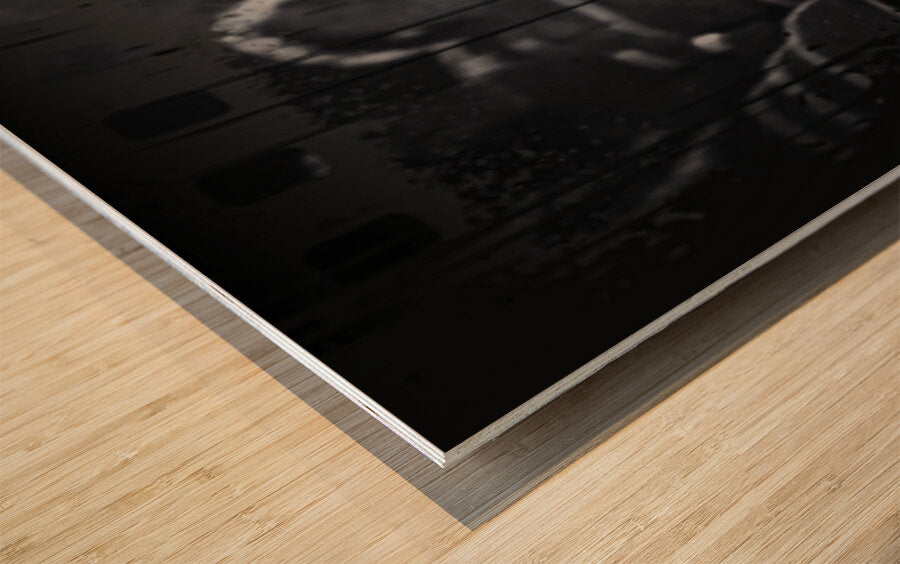 Wood Print Close-up