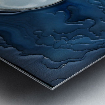 Brushed Metal Print Close-up