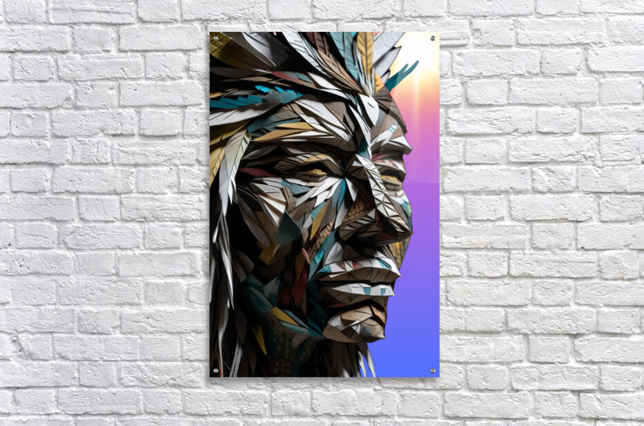 Acrylic Print Native American Wall Art