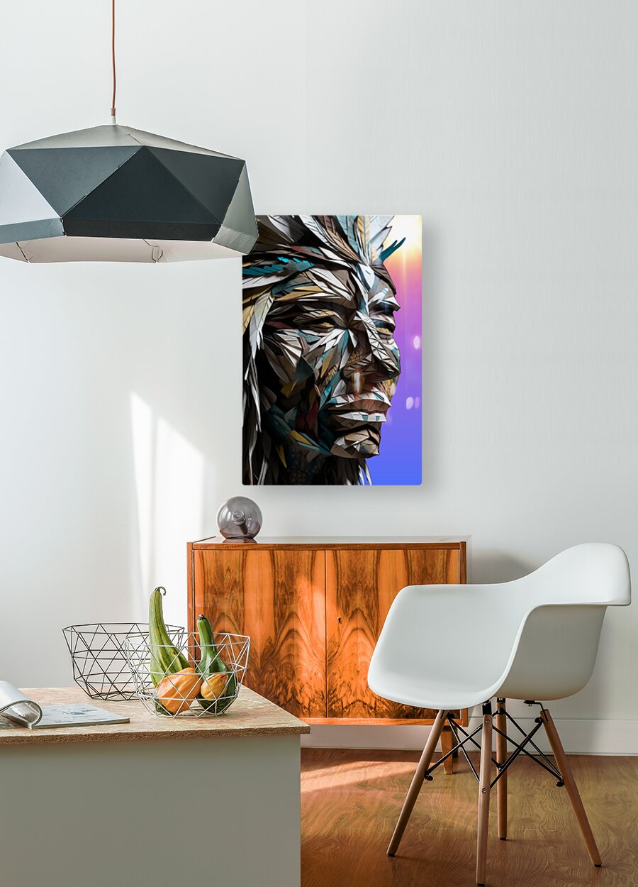 HD Sublimation Metal Print Native American Wall Art