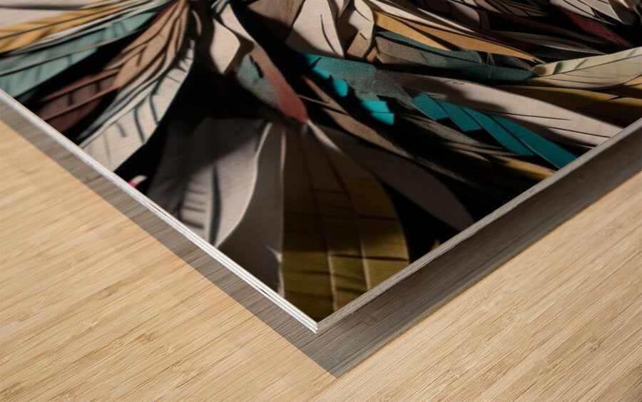Wood Print Close-up