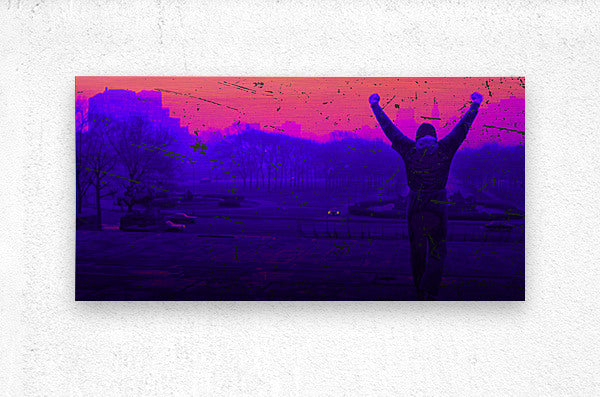 Brushed Metal Print Movie Wall Art