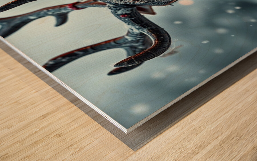 Wood Print Close-up