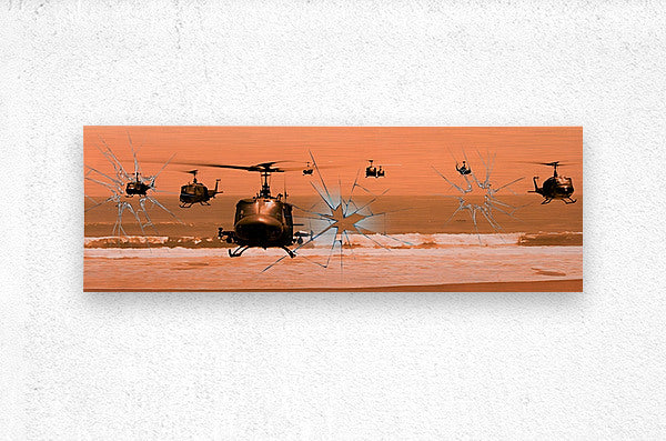 Brushed Metal Print Movie Scene Wall Art