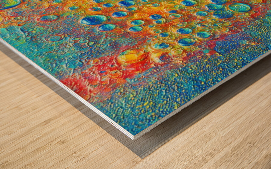 Wood Print Close-up
