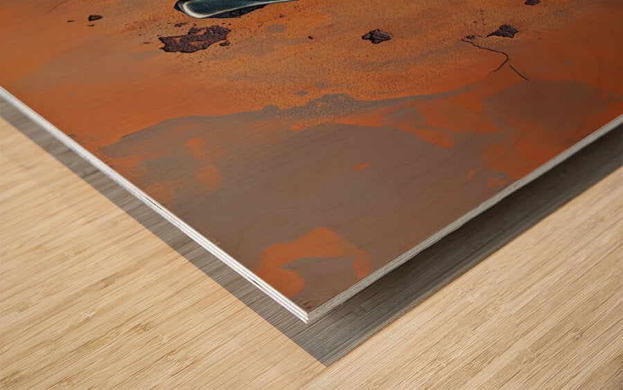 Wood Print Close-up