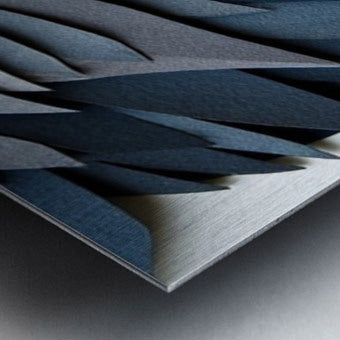 Brushed Metal Print Close-up