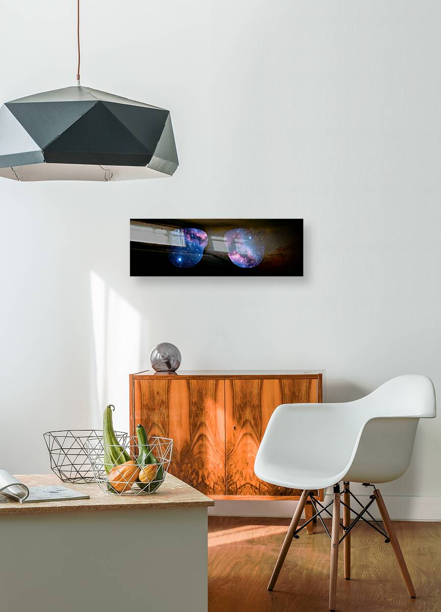 Acrylic Print Mockup Galaxy Sunglasses Wall Art
