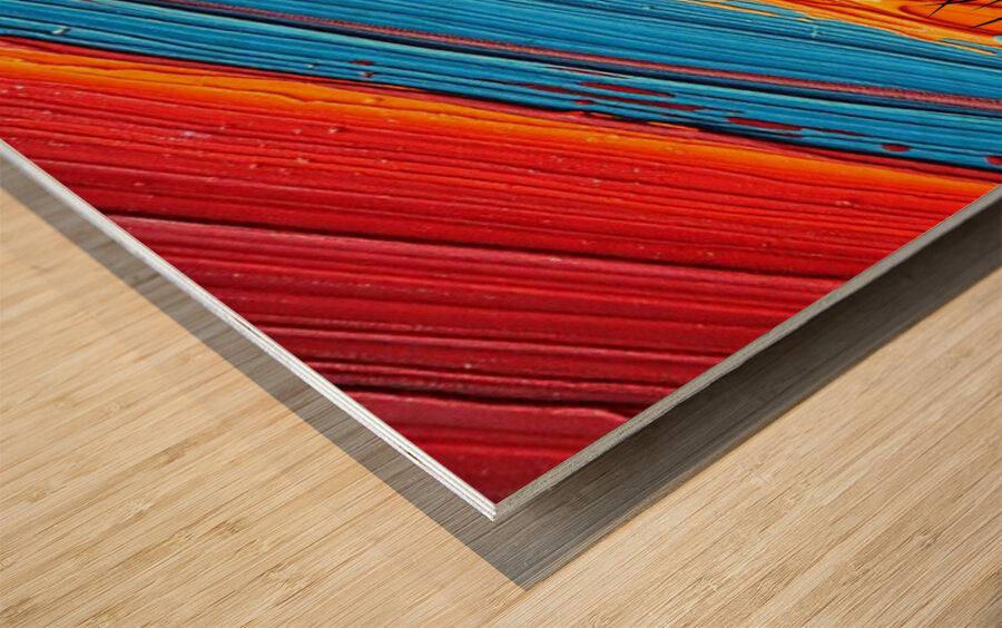 Wood Print Close-up