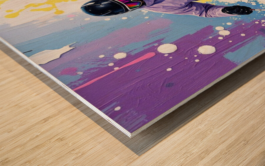 Wood Print Close-up
