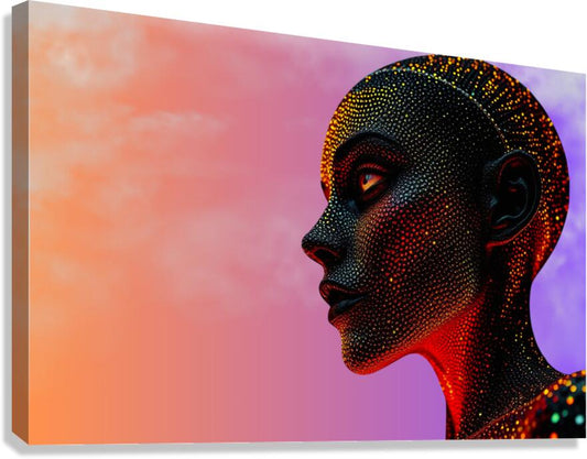 Giclee Stretched Canvas Print African Wall Art