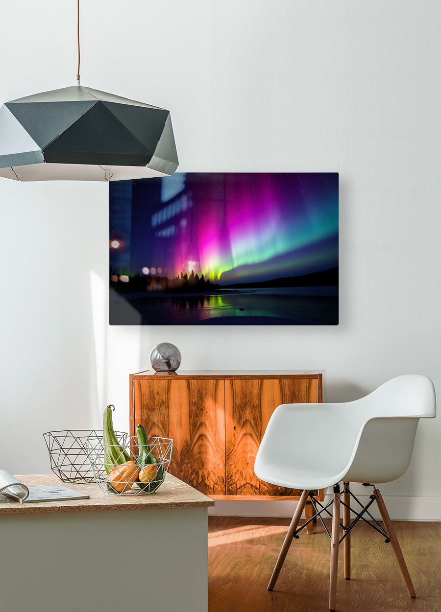 HD Sublimation Metal Print Northern Lights Wall Art