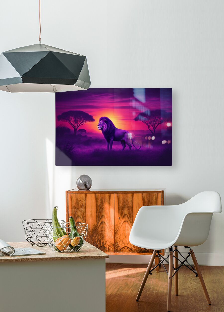  HD Sublimation Metal Print Safari Wall Art