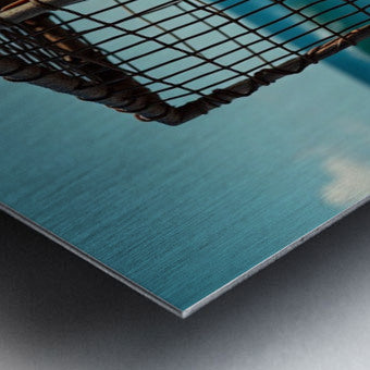 Brushed Metal Print Close-up