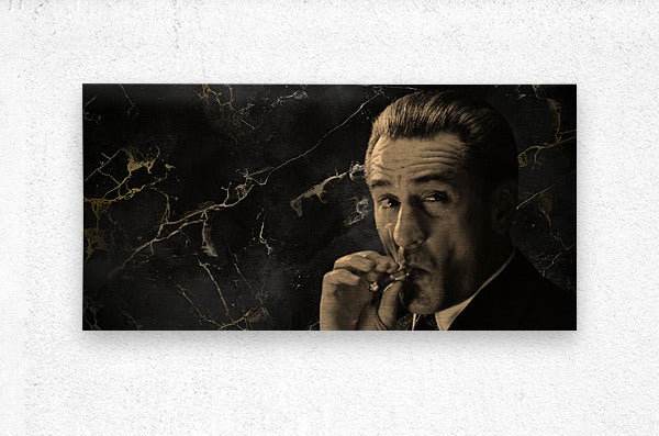  Brushed Metal Print Italian Movie Wall Art