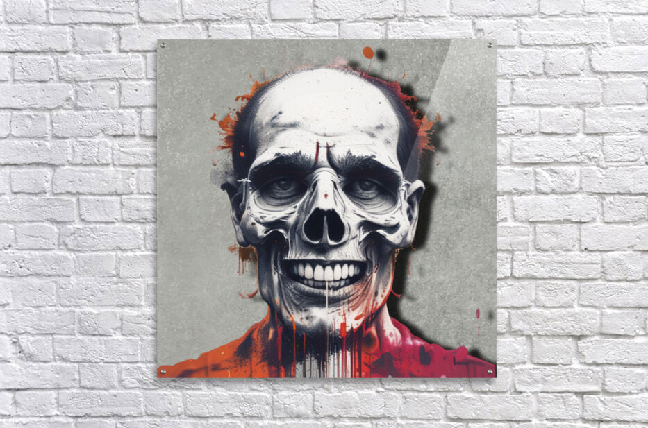  Acrylic Print Scary Face Wall Art