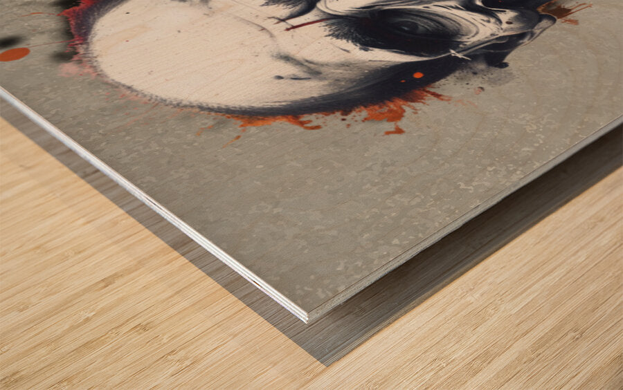 Wood Print Close-up