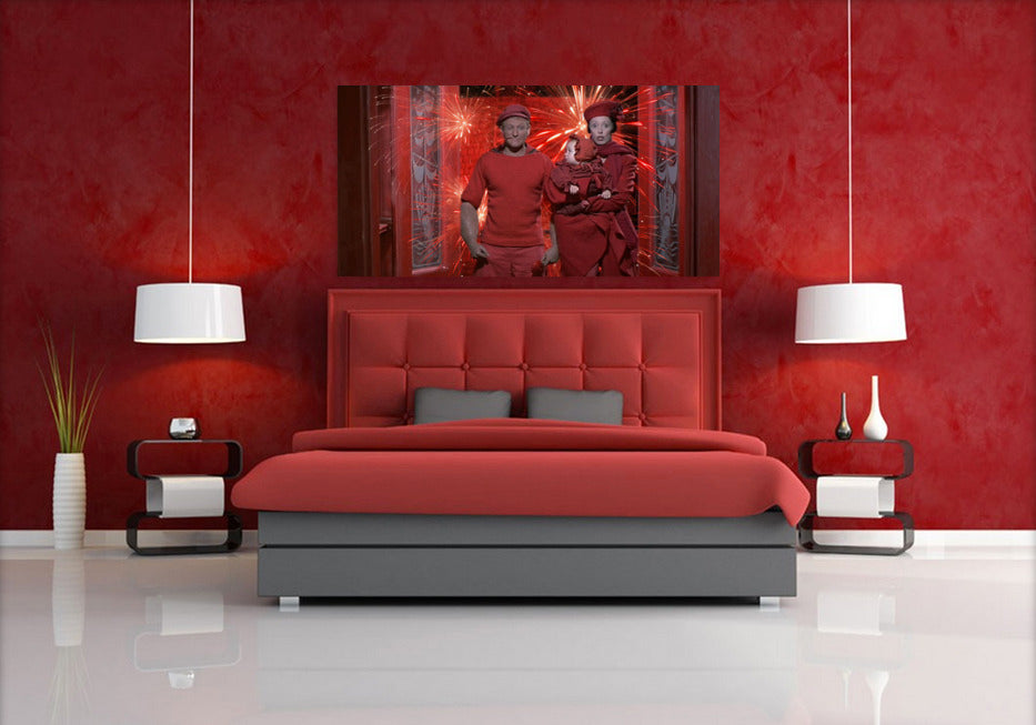 Red Room Wall Art Movie Scene