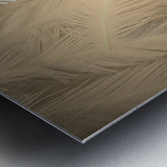 Brushed Metal Print Close-up