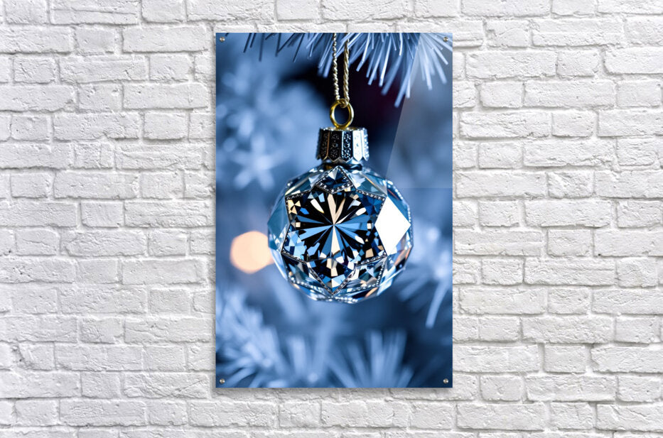 Acrylic Print Diamond Ornament Wall Art