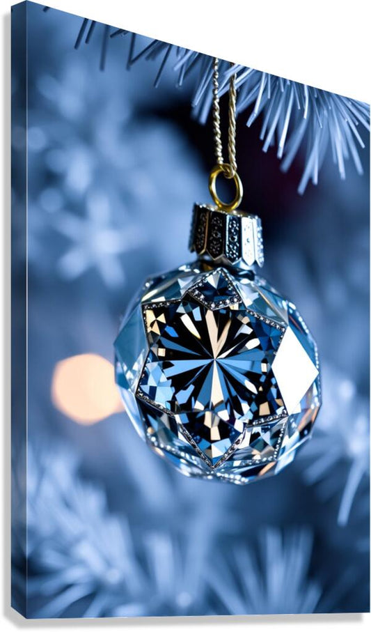  Giclée Stretched Canvas Print Diamond Ornament Wall Art