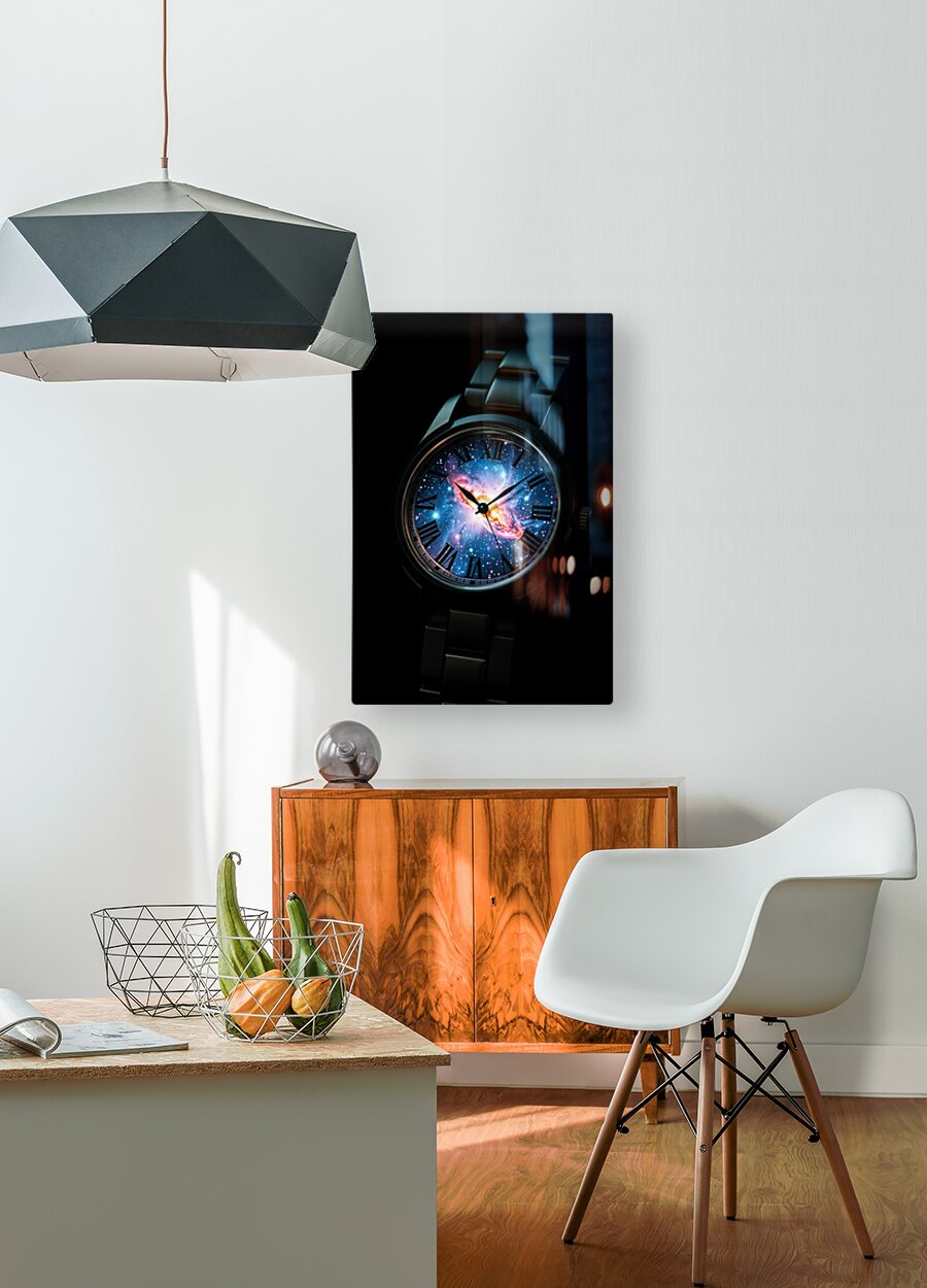  HD Sublimation Metal Print Galaxy Watch Wall Art
