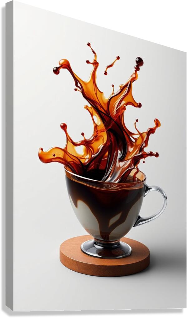 Giclée Stretched Canvas Print Coffee Wall Art