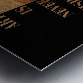 Brushed Metal Print  Close-up