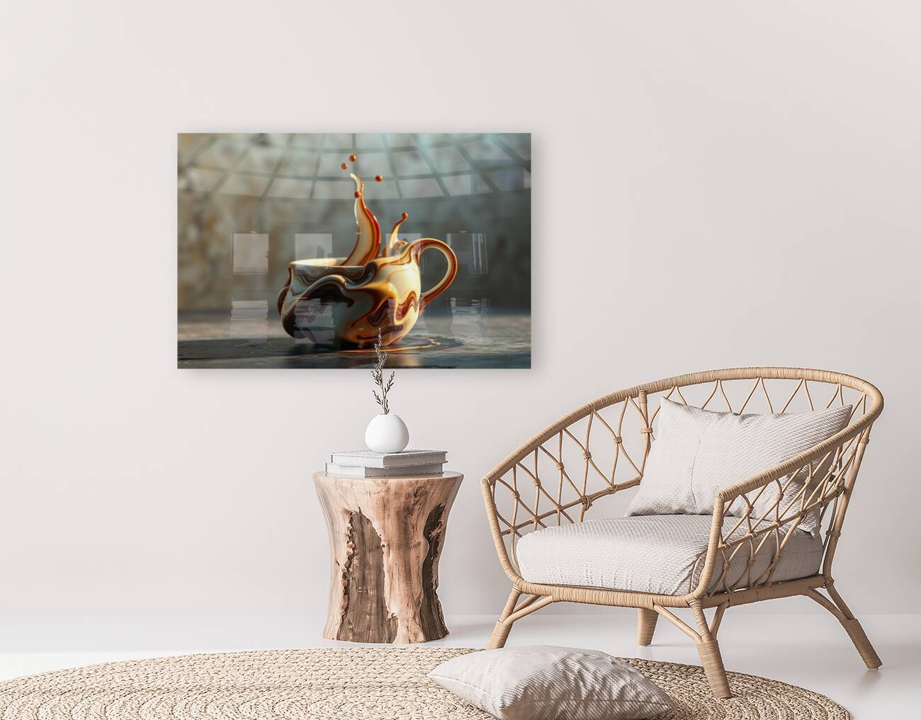 Acrylic Print Mockup Coffee Wall Art