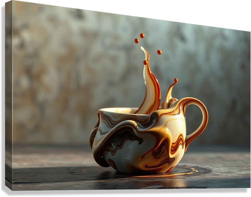 Giclée Stretched Canvas Print Coffee Wall Art