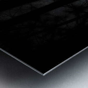 Brushed Metal Print Close-up