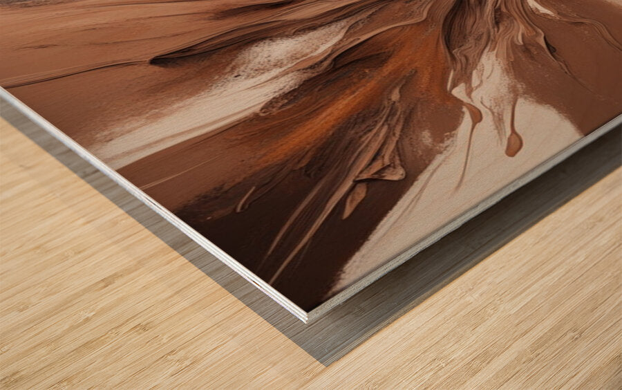 Wood Print Close-up